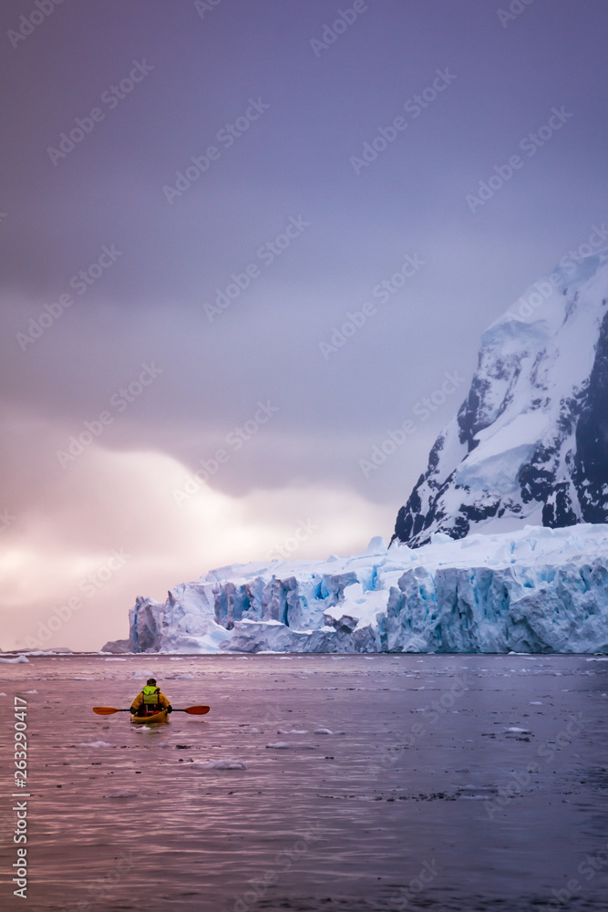 Kayaking in Antarctica