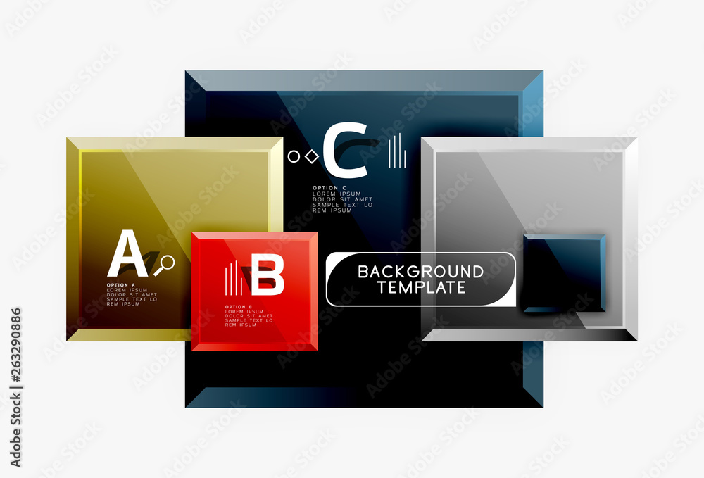 Minimal square banner abstract background Minimal square banner abstract background