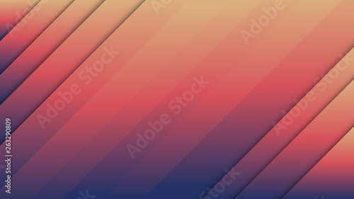 Abstract 16:9 size vector background with colorful shapes and gradient layers.