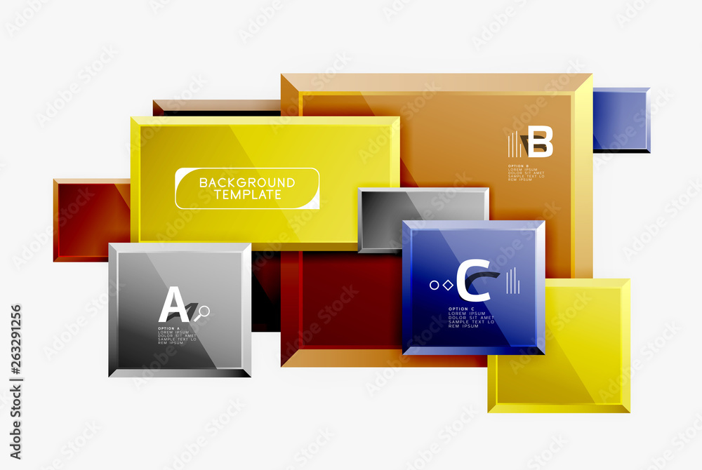 Square geometric composition Square geometric composition