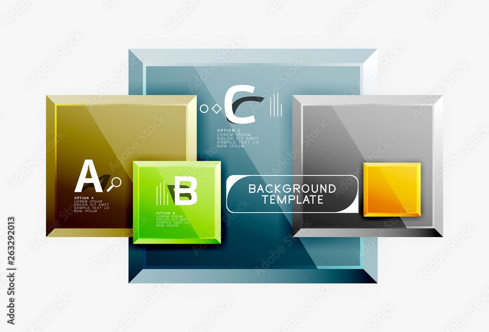 Minimal square banner abstract background Minimal square banner abstract background