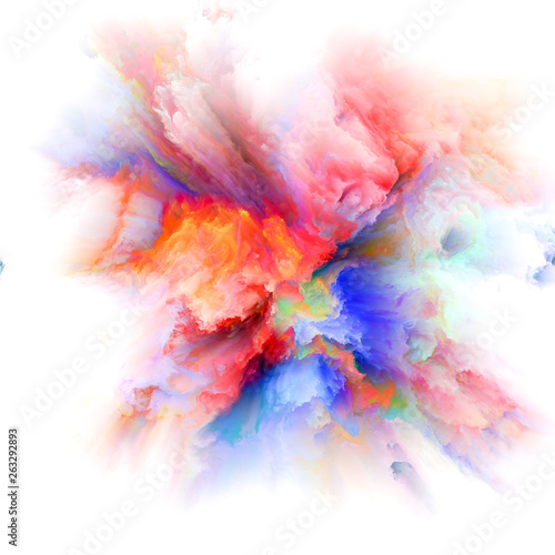 Fototapeta Naklejka Na Ścianę i Meble -  Way of Color Splash Explosion