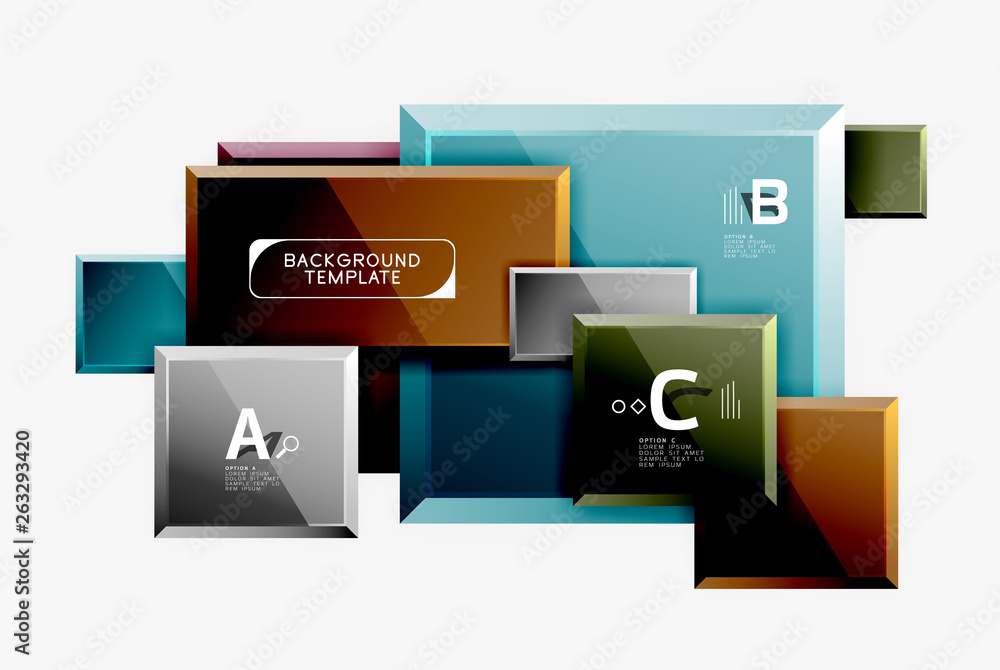 Minimal square banner abstract background Minimal square banner abstract background