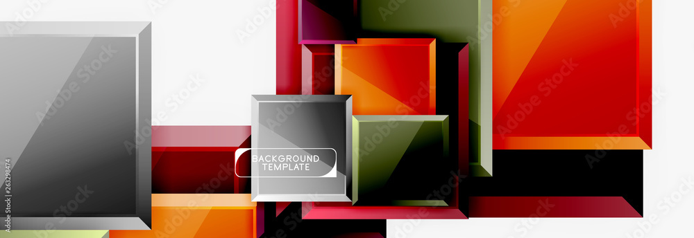 Minimal square banner abstract background Minimal square banner abstract background