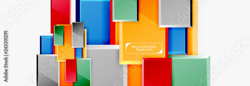 Free Download Minimal square banner abstract background - GFXLoad