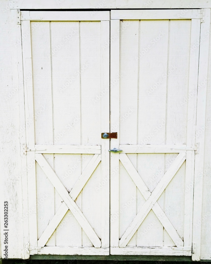 Shed doors Stock Photo | Adobe Stock