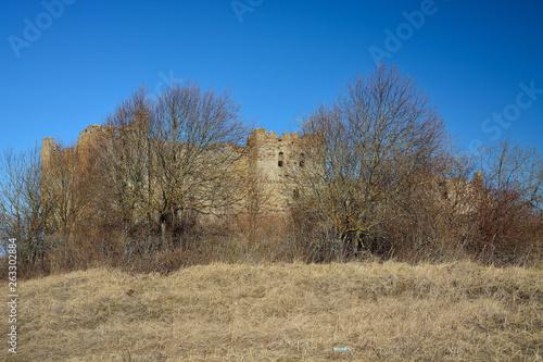 Old Castle on the Hill. Toolse, Estonia.