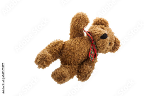 Teddy bear isolated on white background