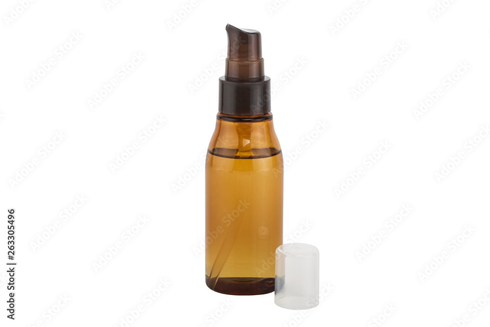 Cosmetic container of spray bottle isolated on white background Cosmetic container of spray bottle isolated on white background