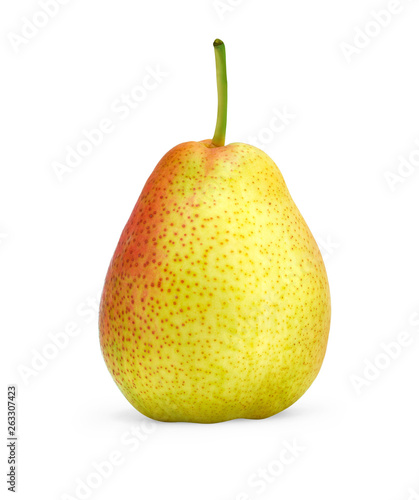 Ripe pear with stem i