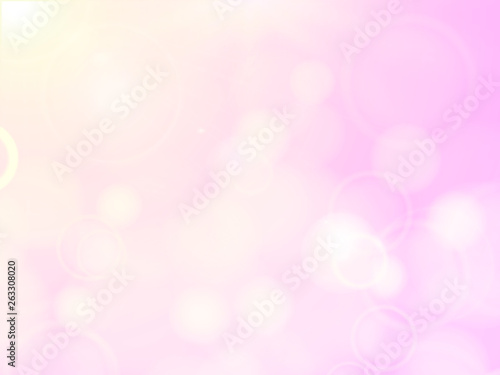 Abstract bokeh pink background. Vector illustration