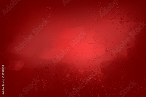 beautiful red background with watercolor splashes