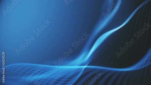 Colorful wave gradient animation.. Future geometric patterns motion background.