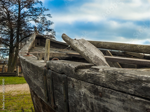old wooden boat