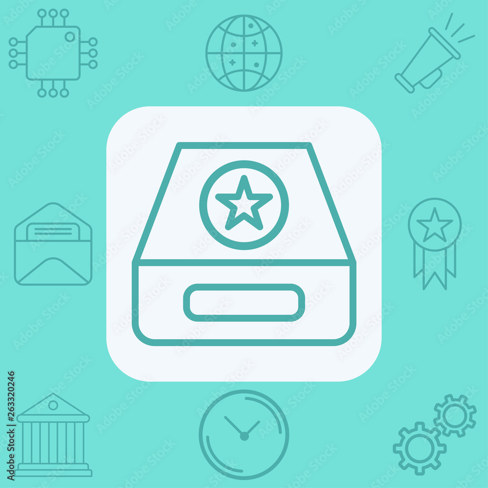Inbox vector icon sign symbol Inbox vector icon sign symbol