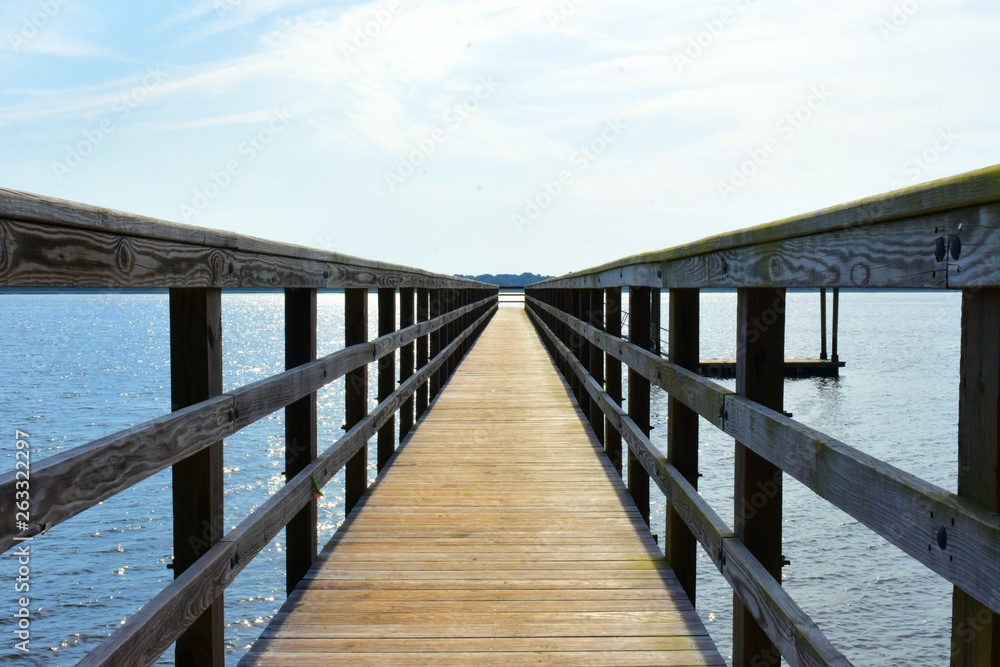 Pier to the water