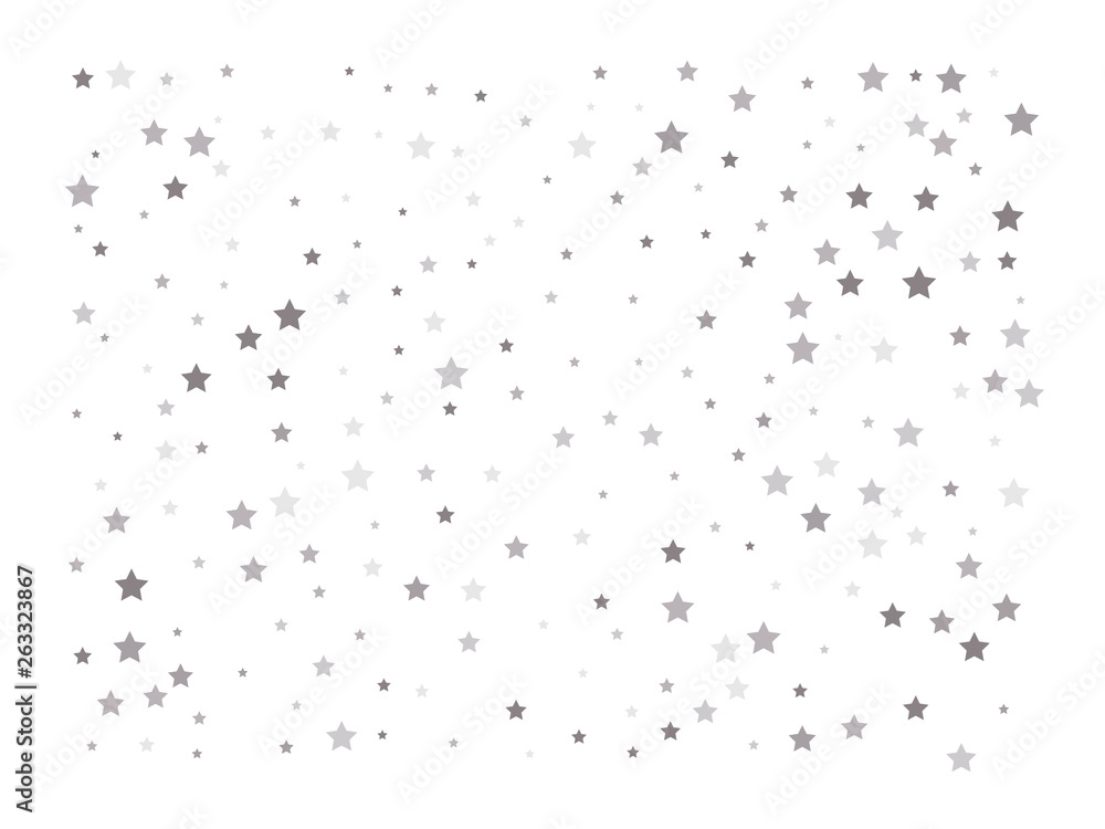 Random falling silver stars Random falling silver stars