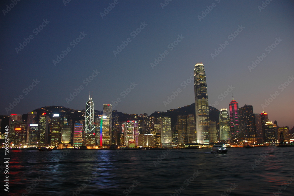 Obraz premium hong kong harbour