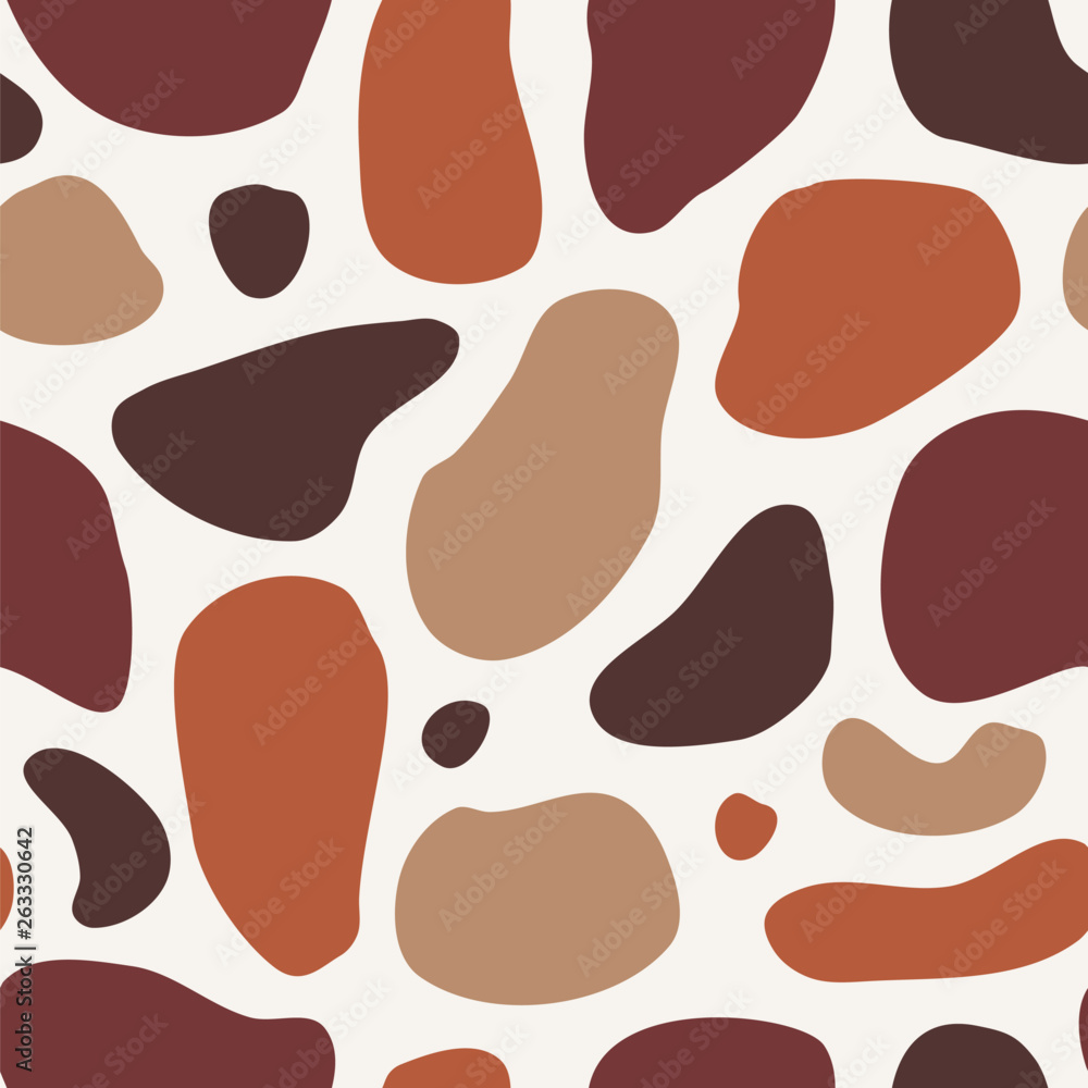 Abstract Shapes Seamless Pattern Abstract Shapes Seamless Pattern