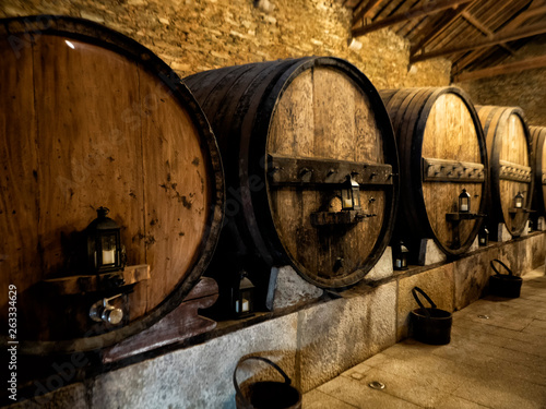 Douro Valley, Wine Farm Barrels, Portugal