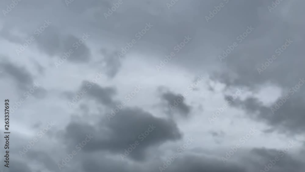 Time lapse clouds, rolling puffy cloud are moving, gray thunderstorms clouds. Time lapse clouds, rolling puffy cloud are moving, gray thunderstorms clouds.