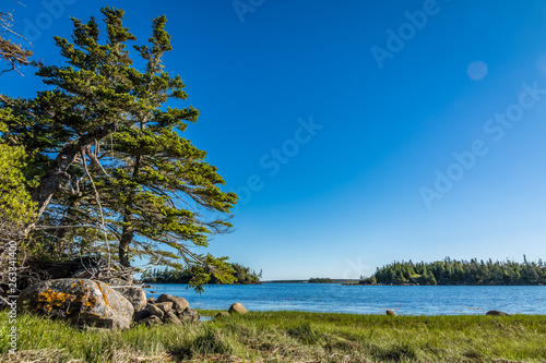 Fototapeta Naklejka Na Ścianę i Meble -  Seascapes from Atlantic Canada along the coastal shoreline.