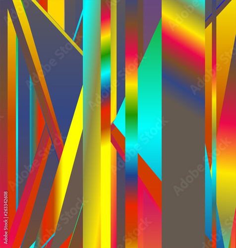 Gradient and line art vector background. Ideal for gift card, wrapping paper or celebration background.
