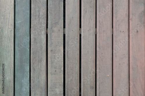 Wallpaper Mural Stripe in vertical shape which is sepia wooden oak floor beside river as pier in earth tone Torontodigital.ca