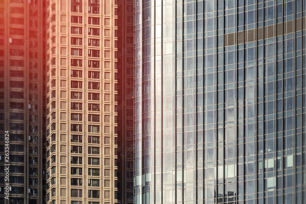 Full frame of modern glass steel architecture Full frame of modern glass steel architecture