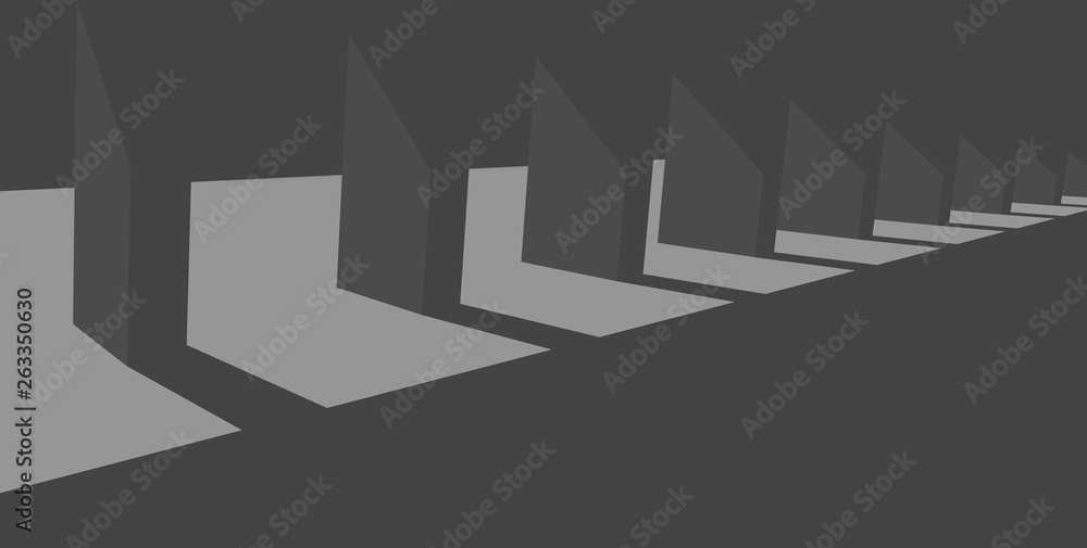 Abstract architecture background, empty concrete interior. 3d illustration. Abstract architecture background, empty concrete interior. 3d illustration.