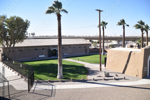 Yuma, AZ., U.S.A. Jan. 27, 2017. Arizona’s Yuma Territorial Prison State Historic Park; On July 1, 1876, the first seven inmates entered the Territorial Prison at Yuma into cells they built themselves
