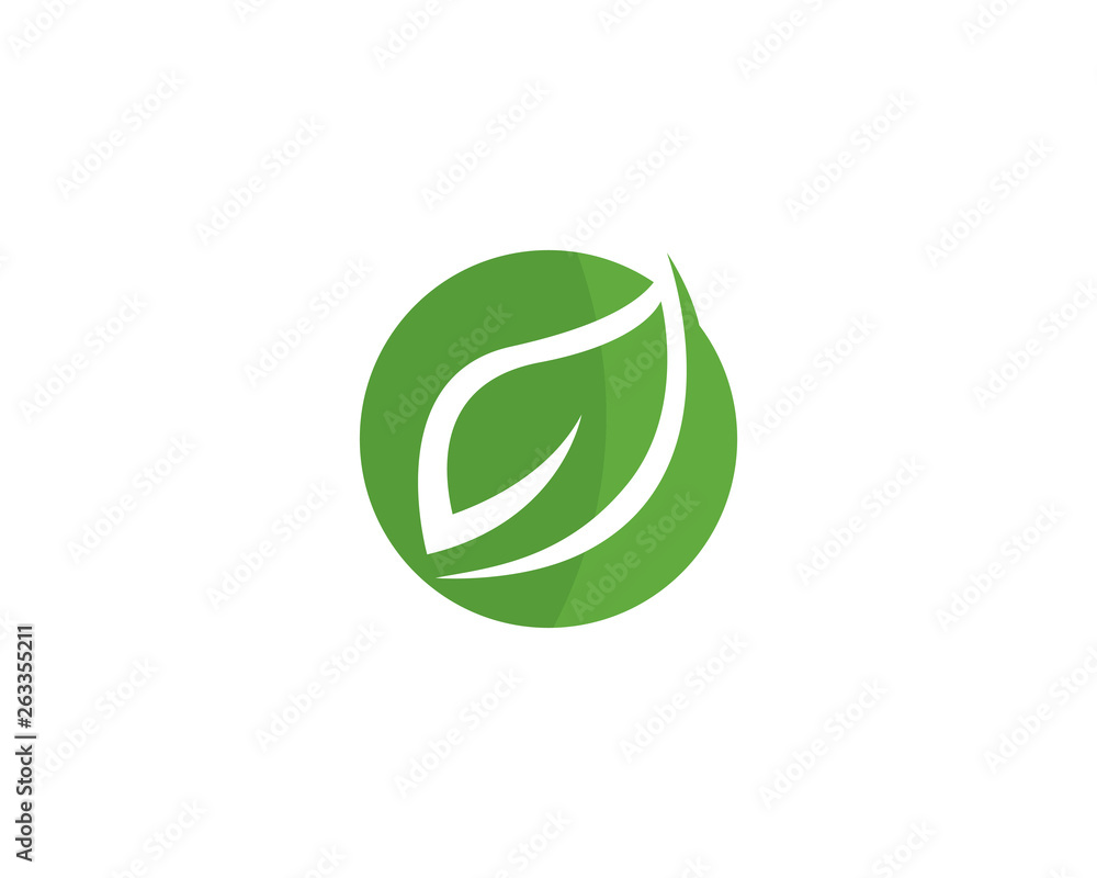Logos of green leaf ecology nature element vector Logos of green leaf ecology nature element vector