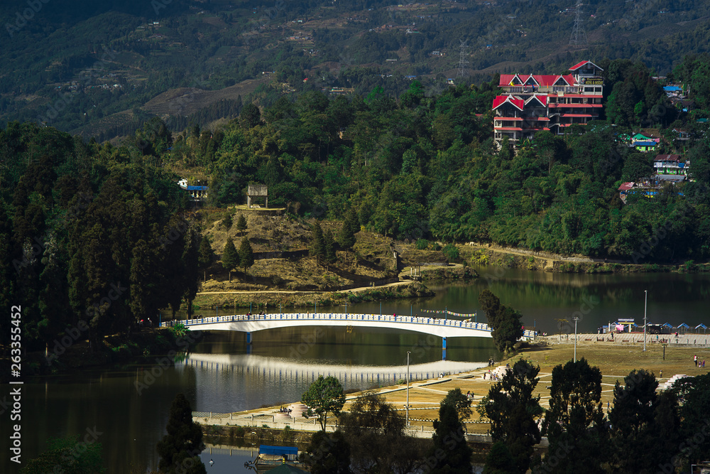 Fototapeta premium Mirik Lake Darjeeling