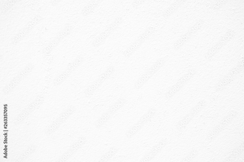 White Painted on Concrete Wall Texture Background.