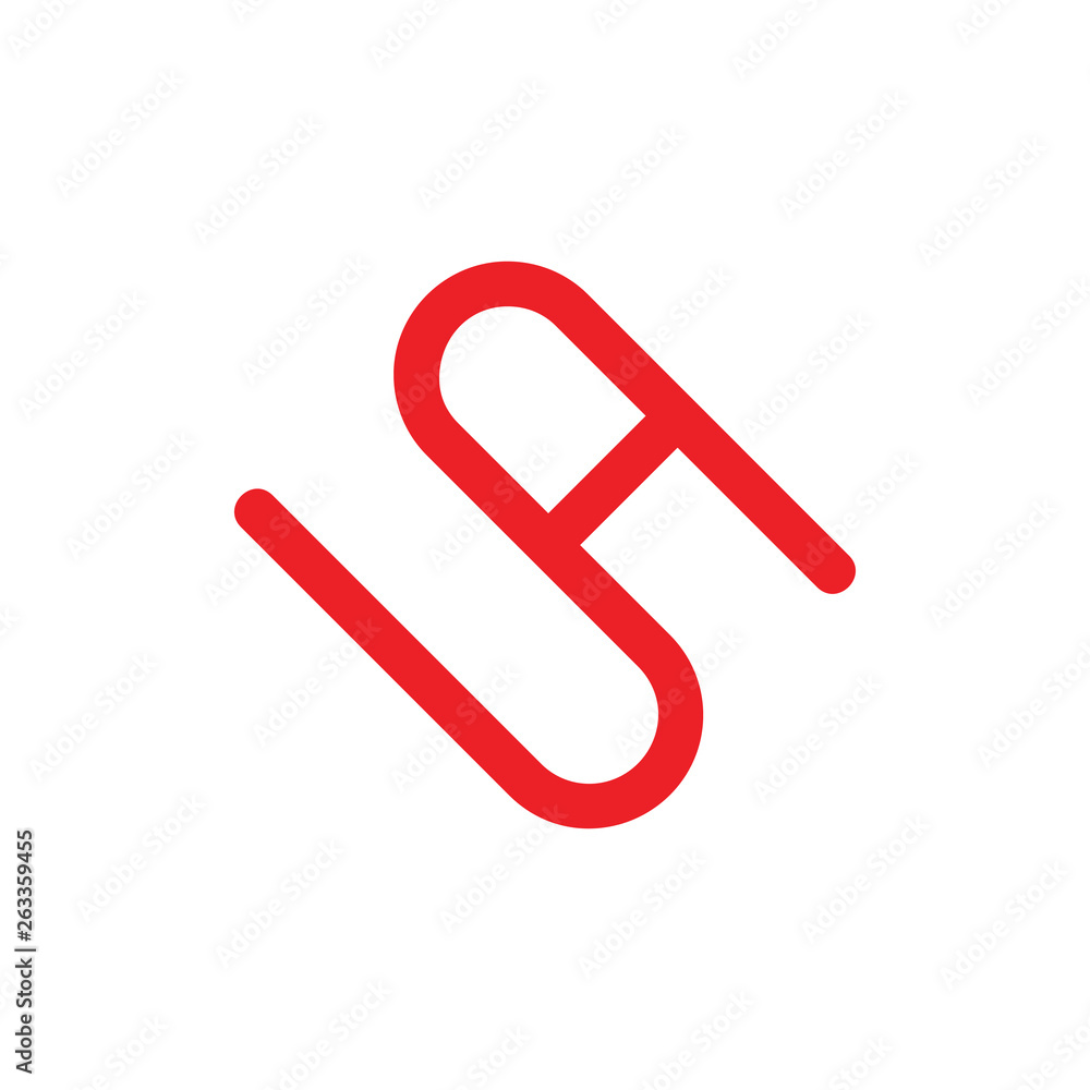 abstract letters sa simple line logo vector abstract letters sa simple line logo vector