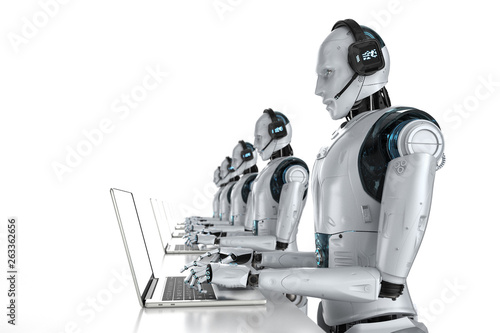 Obraz na płótnie Chat bot concept