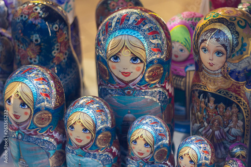 nesting dolls matryoshka traditional © evgris