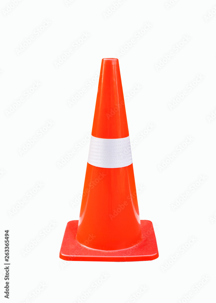 traffic cones isolated on white background traffic cones isolated on white background