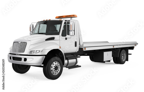 Bild auf Leinwand Tow Truck Isolated