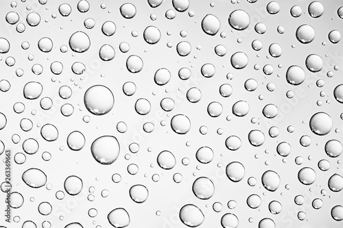 Water drops and bubbles background