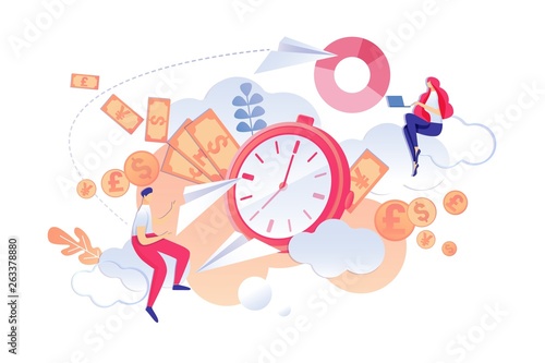 Vector Illustration Solution Urgent Problems.
