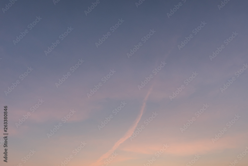 Beautiful sky in blue and purple color during sunset. Beautiful sky in blue and purple color during sunset.