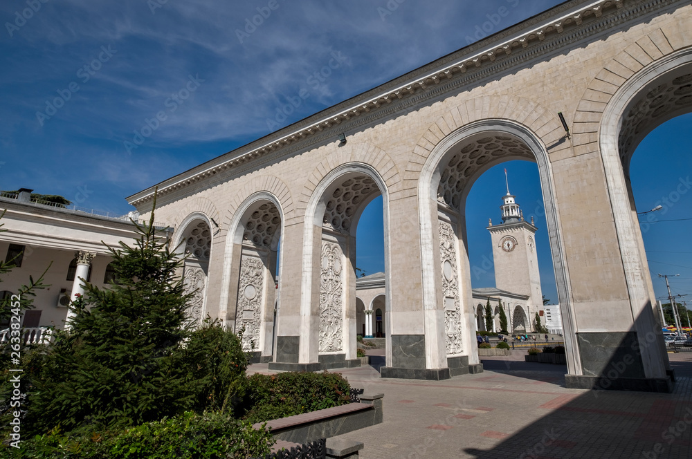 The Railway station in Simferopol