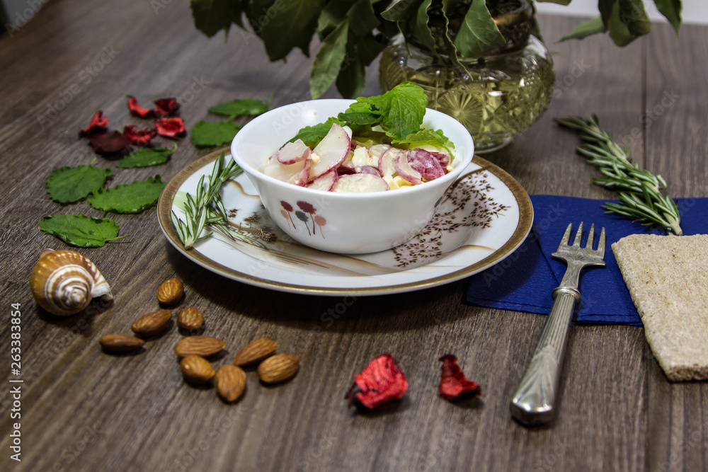 radish salad with egg radish salad with egg