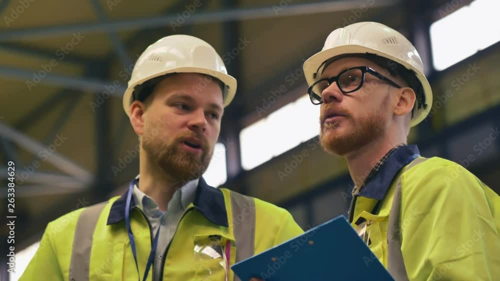 Contemporary engineers planning next work Contemporary engineers planning next work