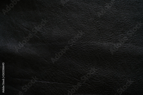 Luxury genuine black leather decoration background