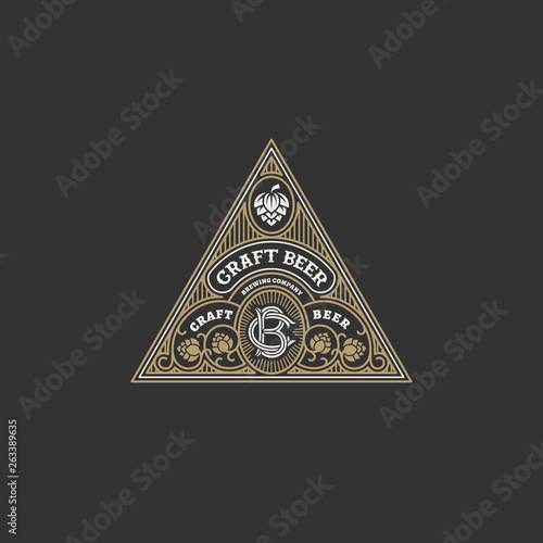 Beer label design