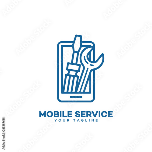 Mobile service logo