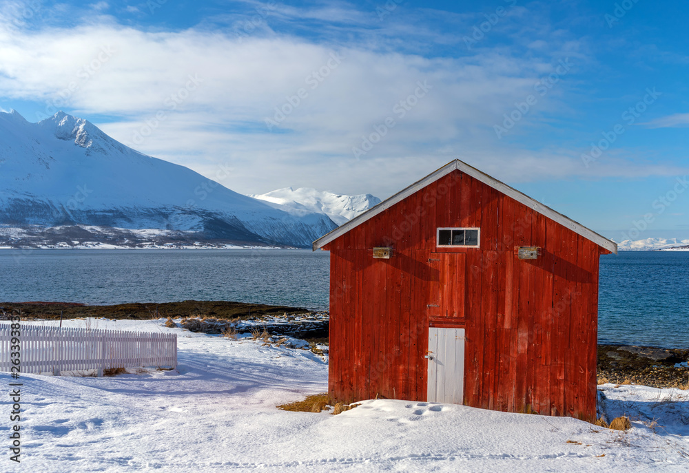 old houses in Norway.Tromso old houses in Norway.Tromso