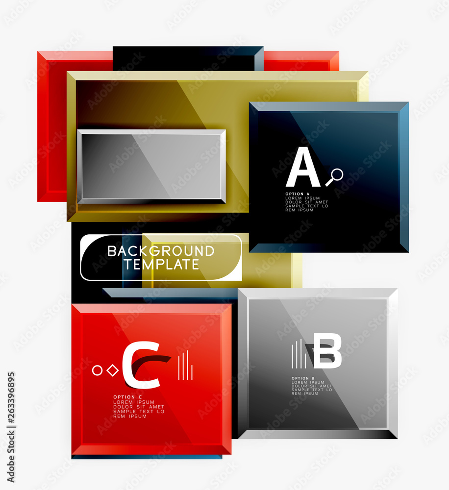 Minimal square banner abstract background Minimal square banner abstract background